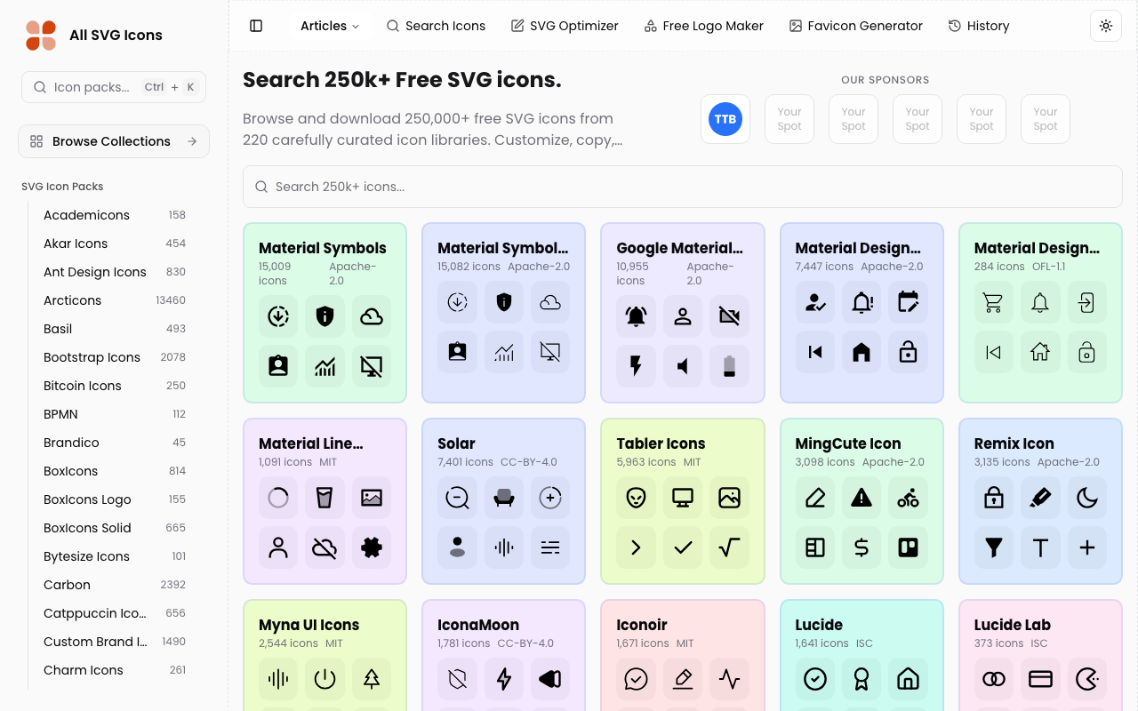 All SVG Icons