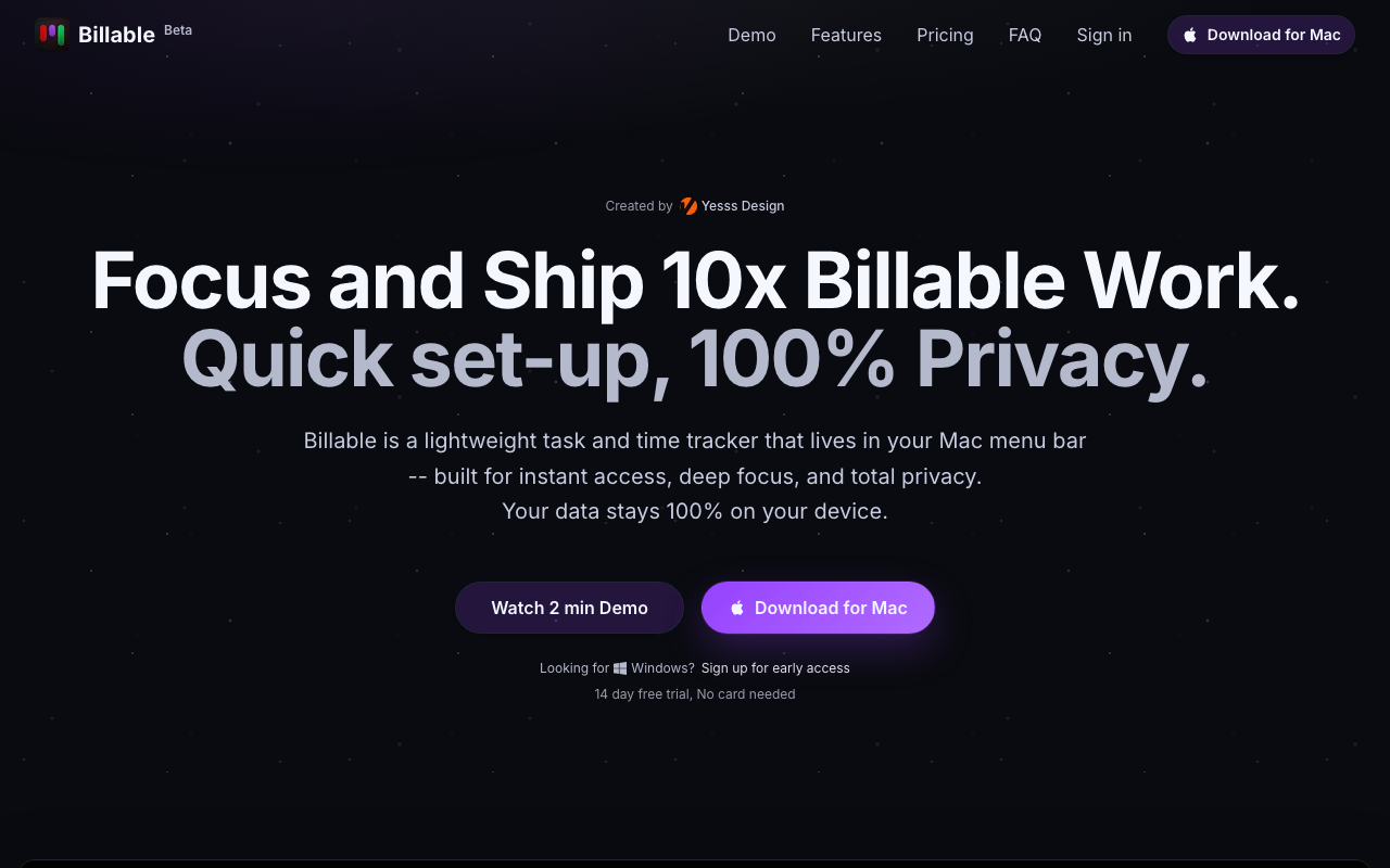 Billable for macOS