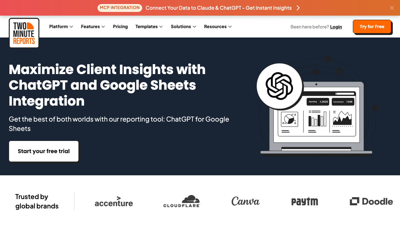 ChatGPT for Google Sheets