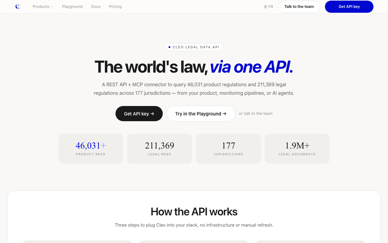 Cleo Atlas Legal API