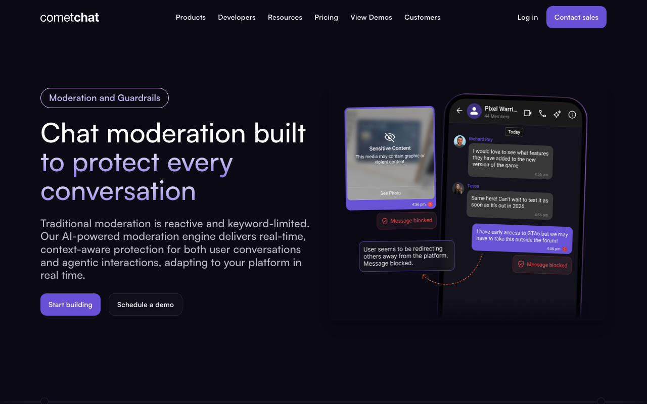 Contextual Moderation for Chat
