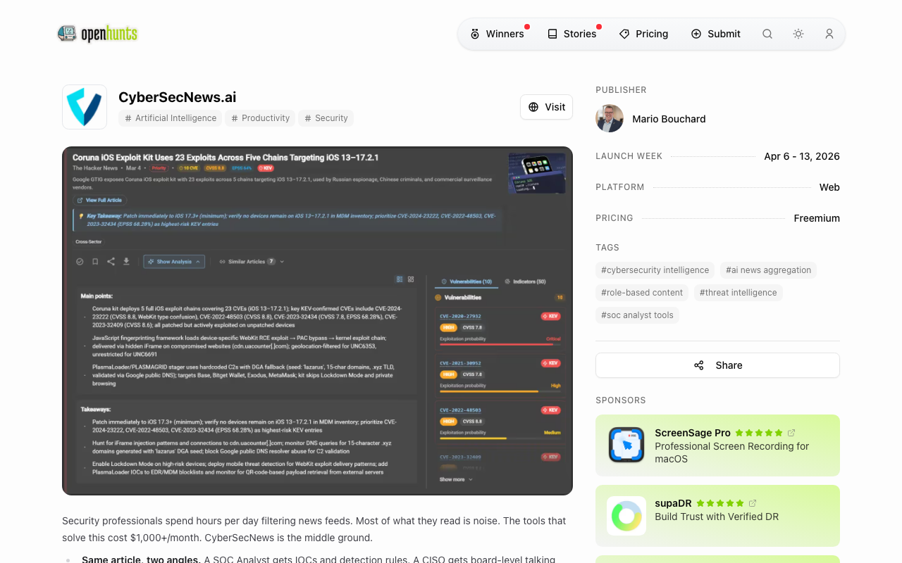 CyberSecNews.ai