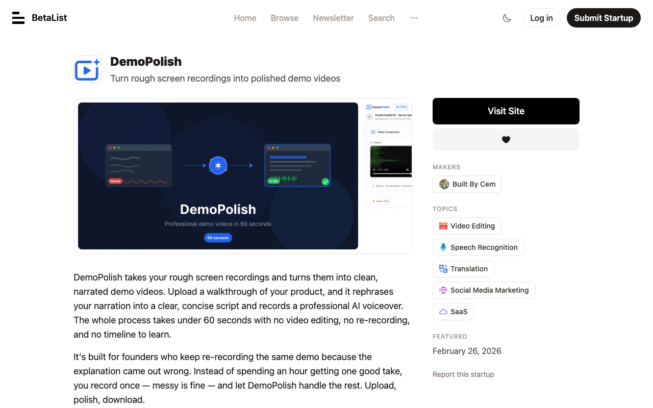 Demopolish