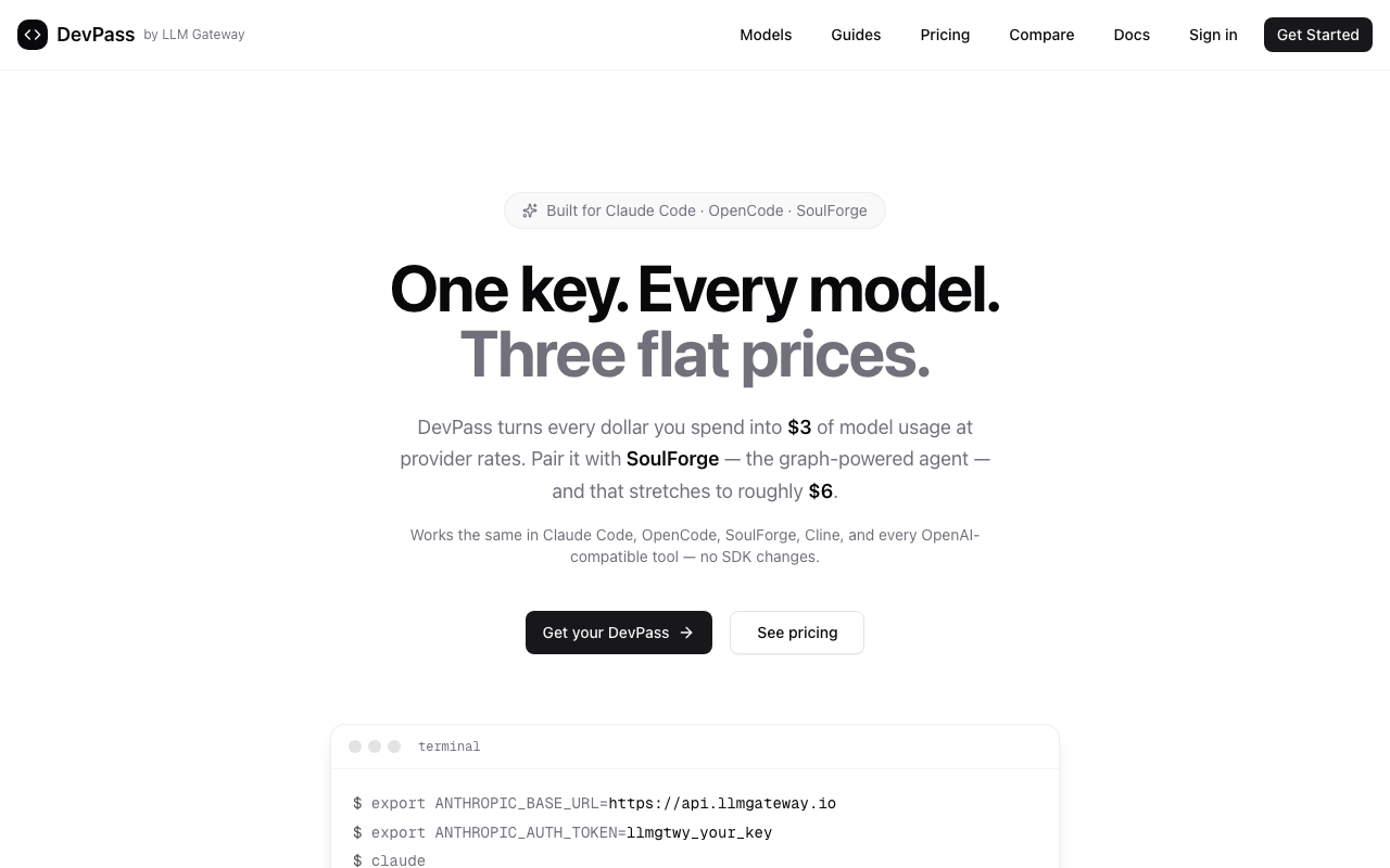 DevPass by LLM Gateway