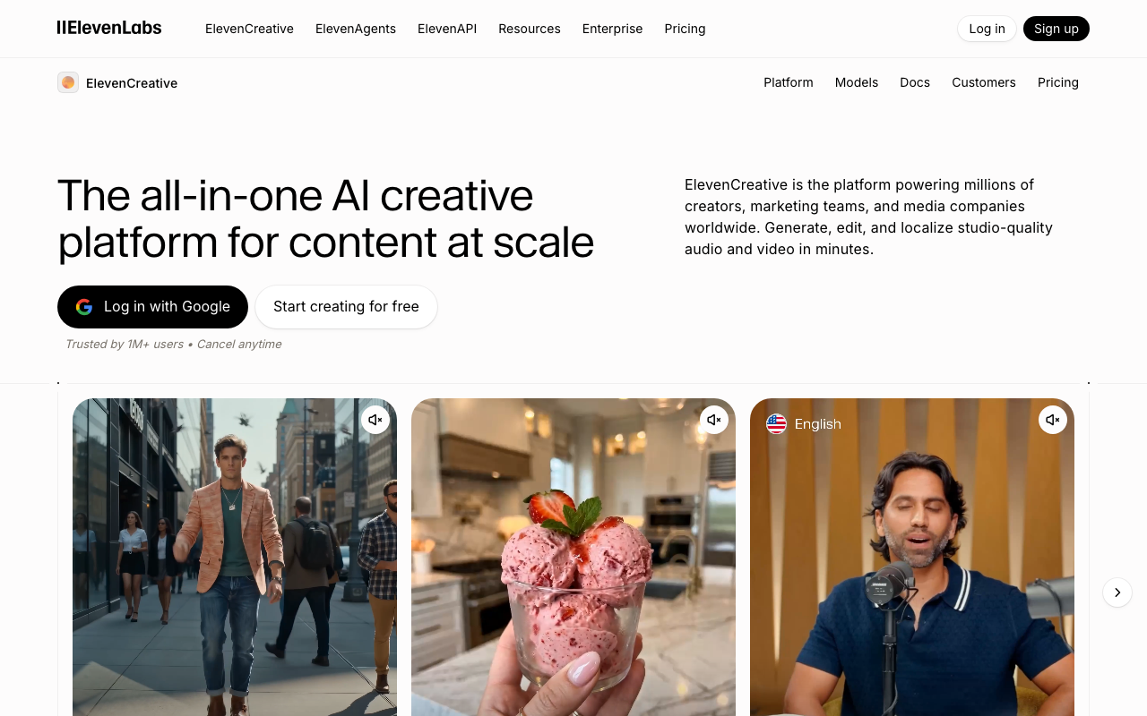 ElevenCreative by ElevenLabs