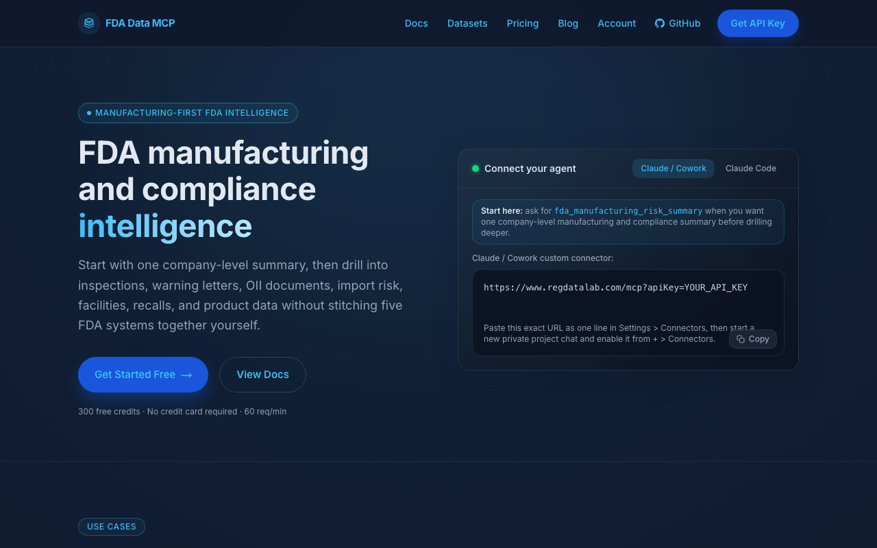 FDA Data MCP