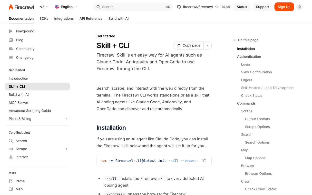 Firecrawl CLI