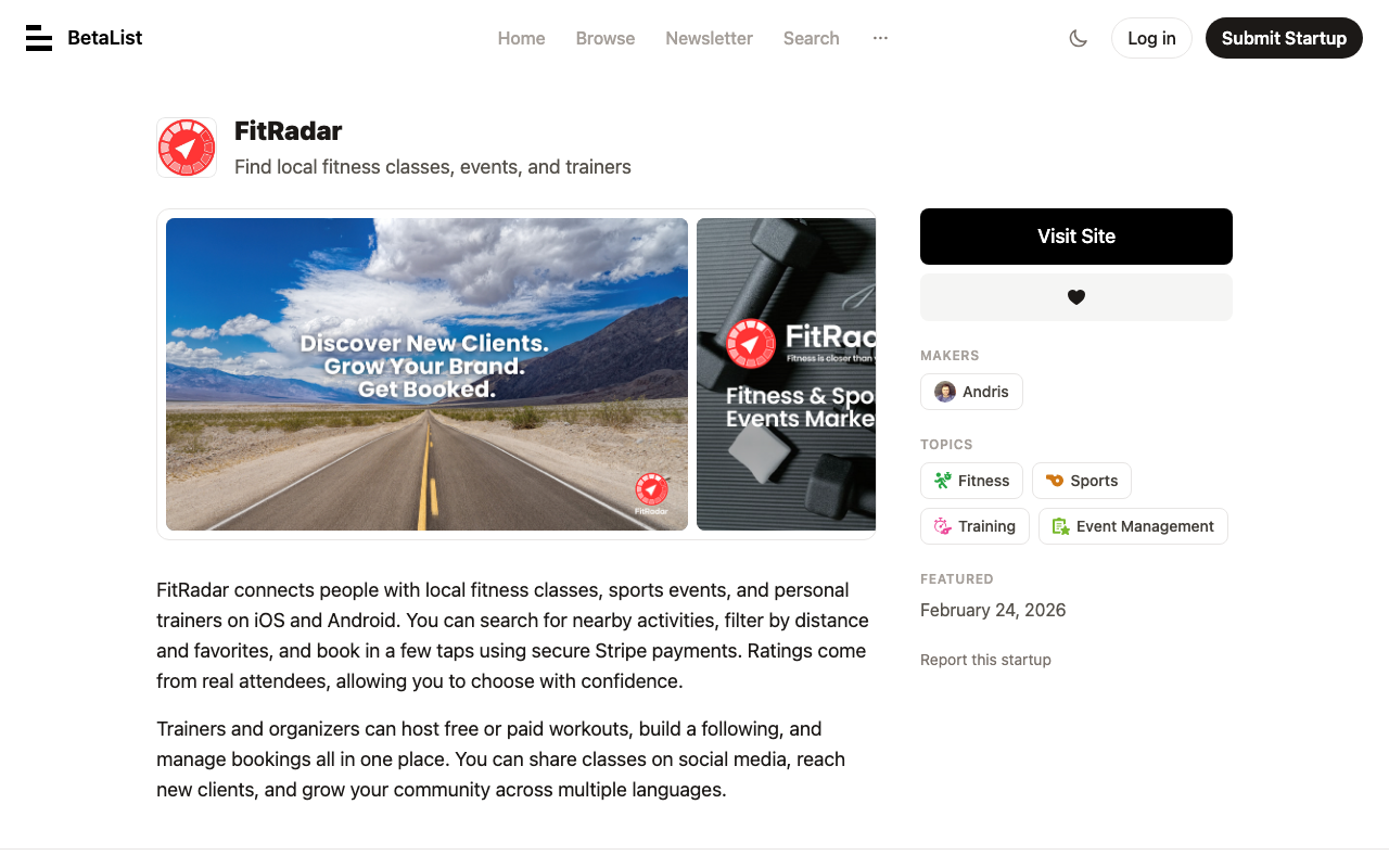 Fitradar