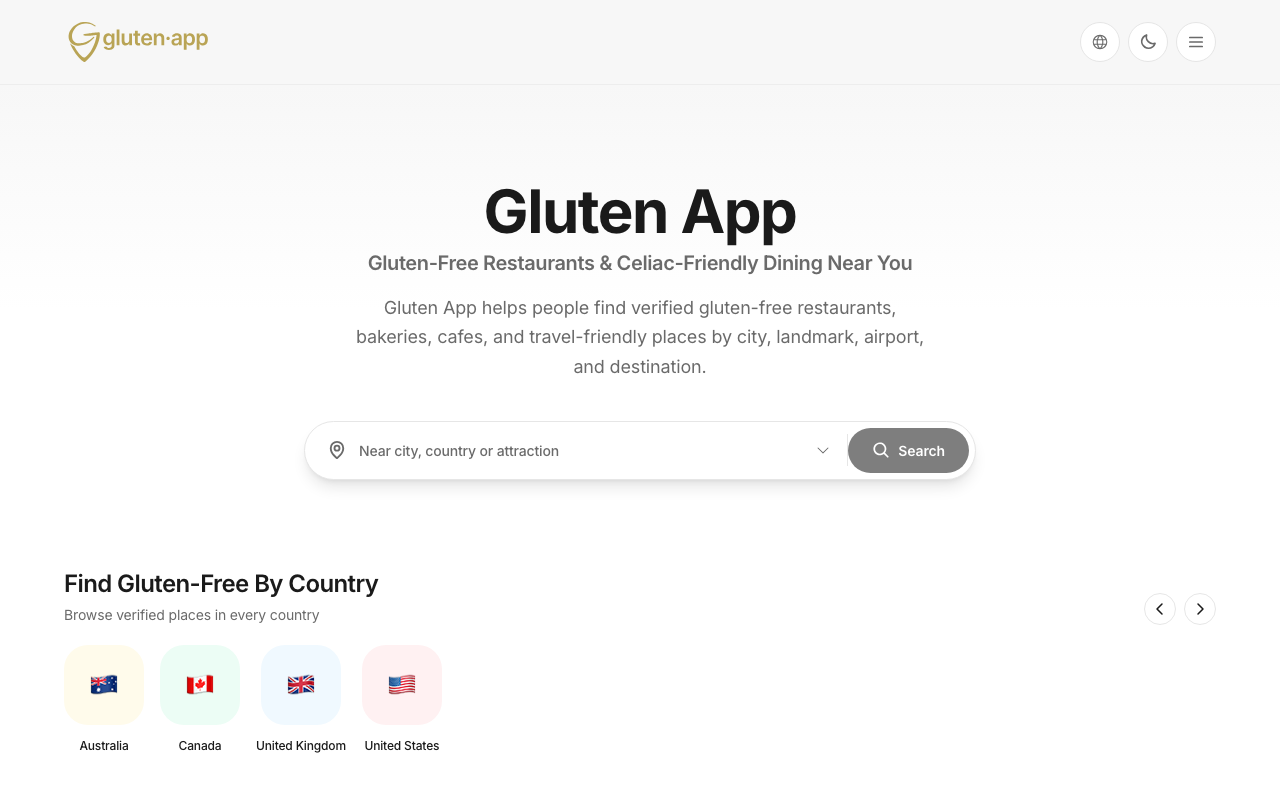 Gluten App