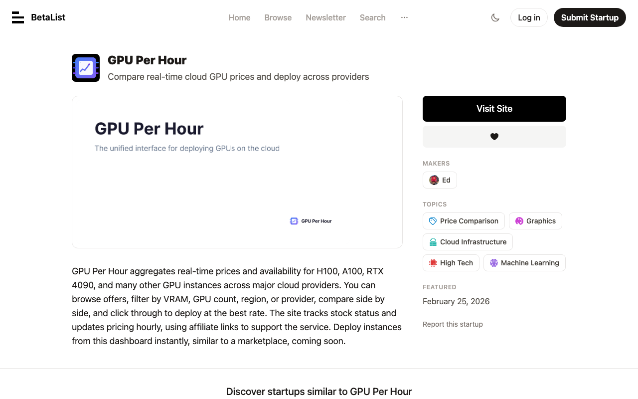 Gpu Per Hour