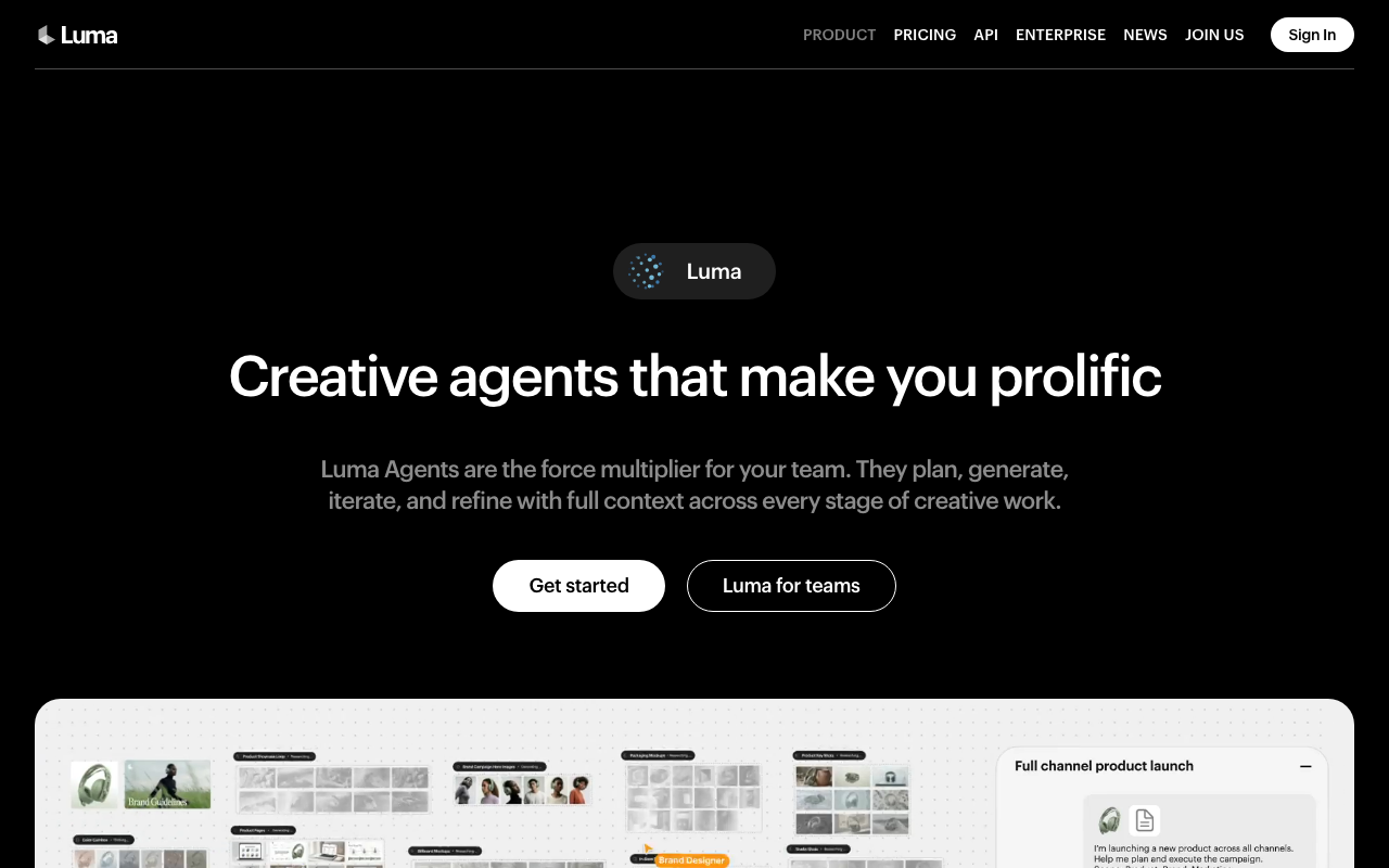 Luma Agents
