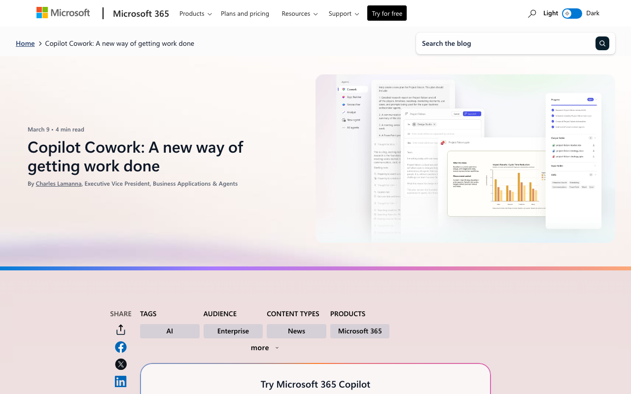 Microsoft Copilot Cowork