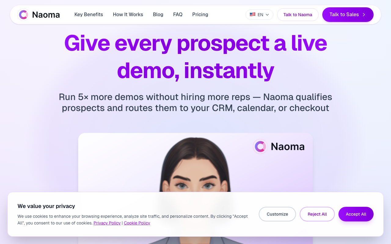 Naoma AI Demo Agent