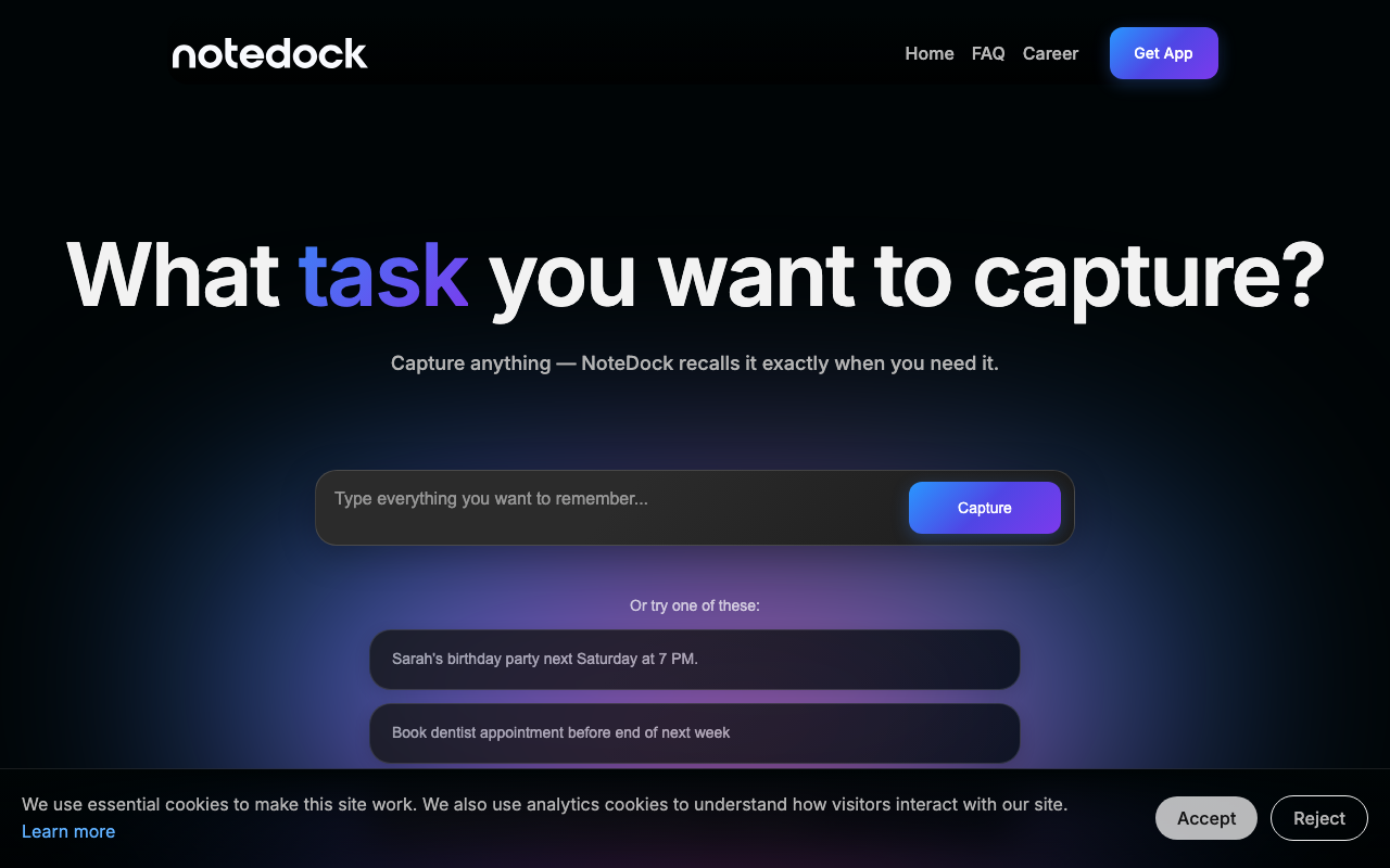 NoteDock