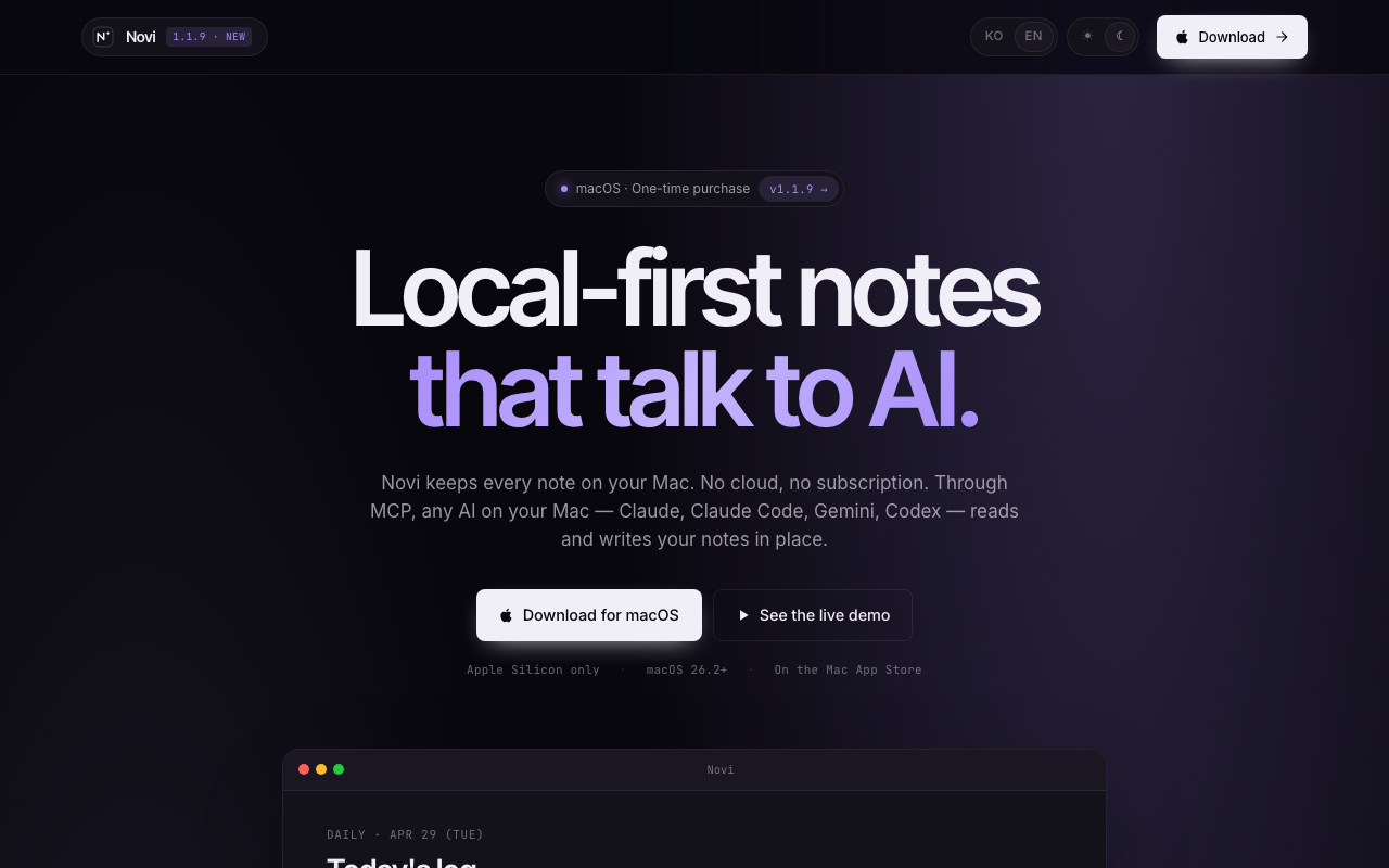 Novi Notes 1.1