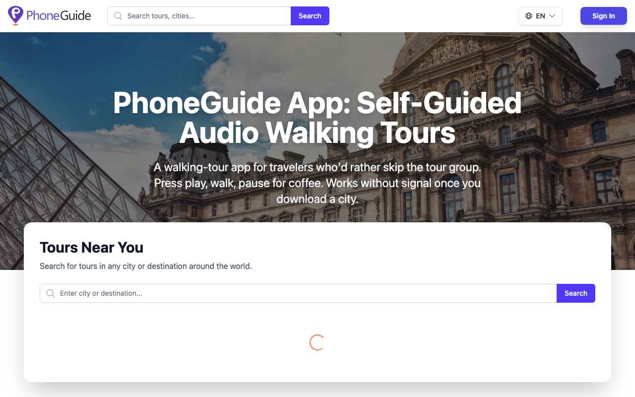 PhoneGuide App
