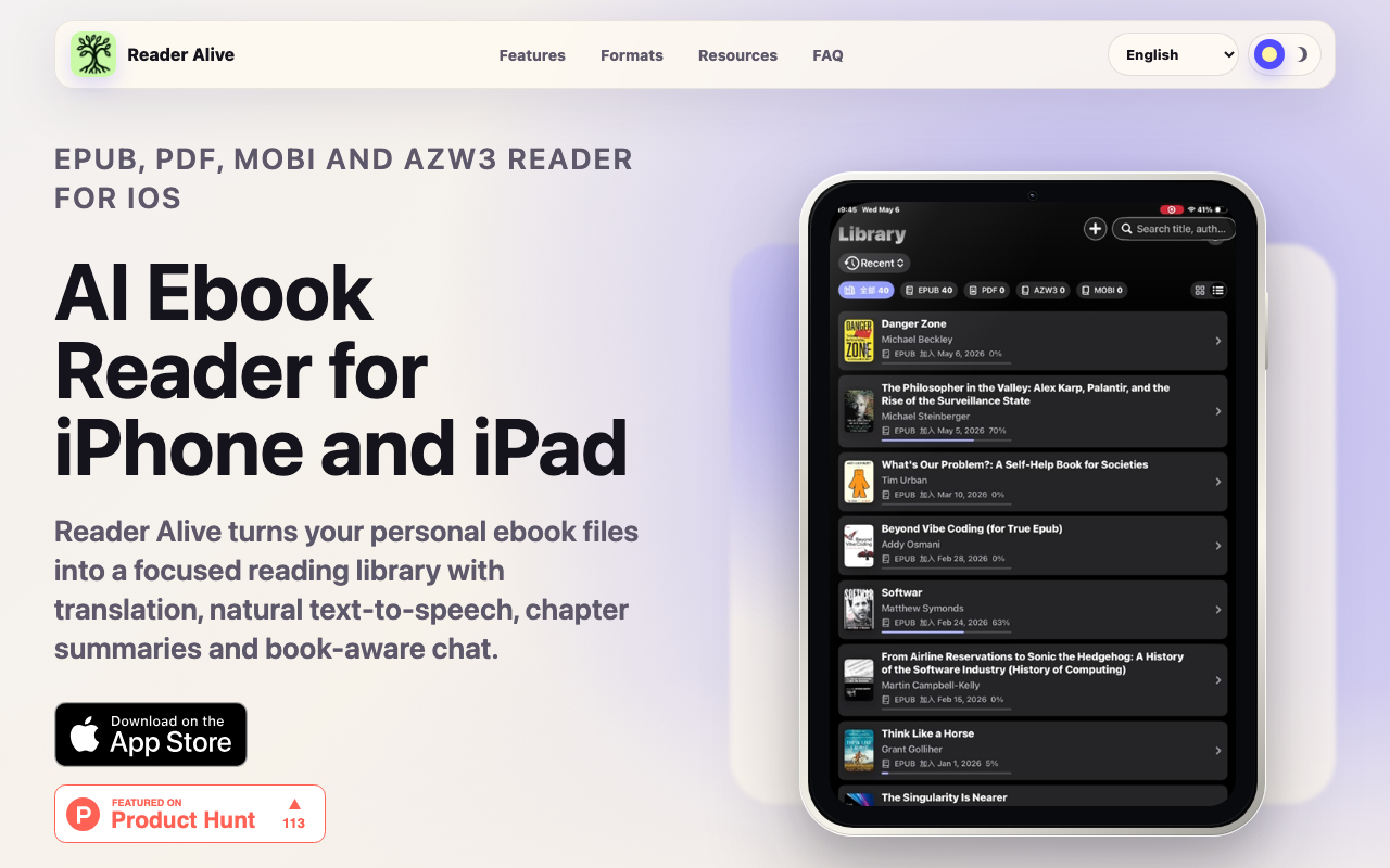 Reader Alive