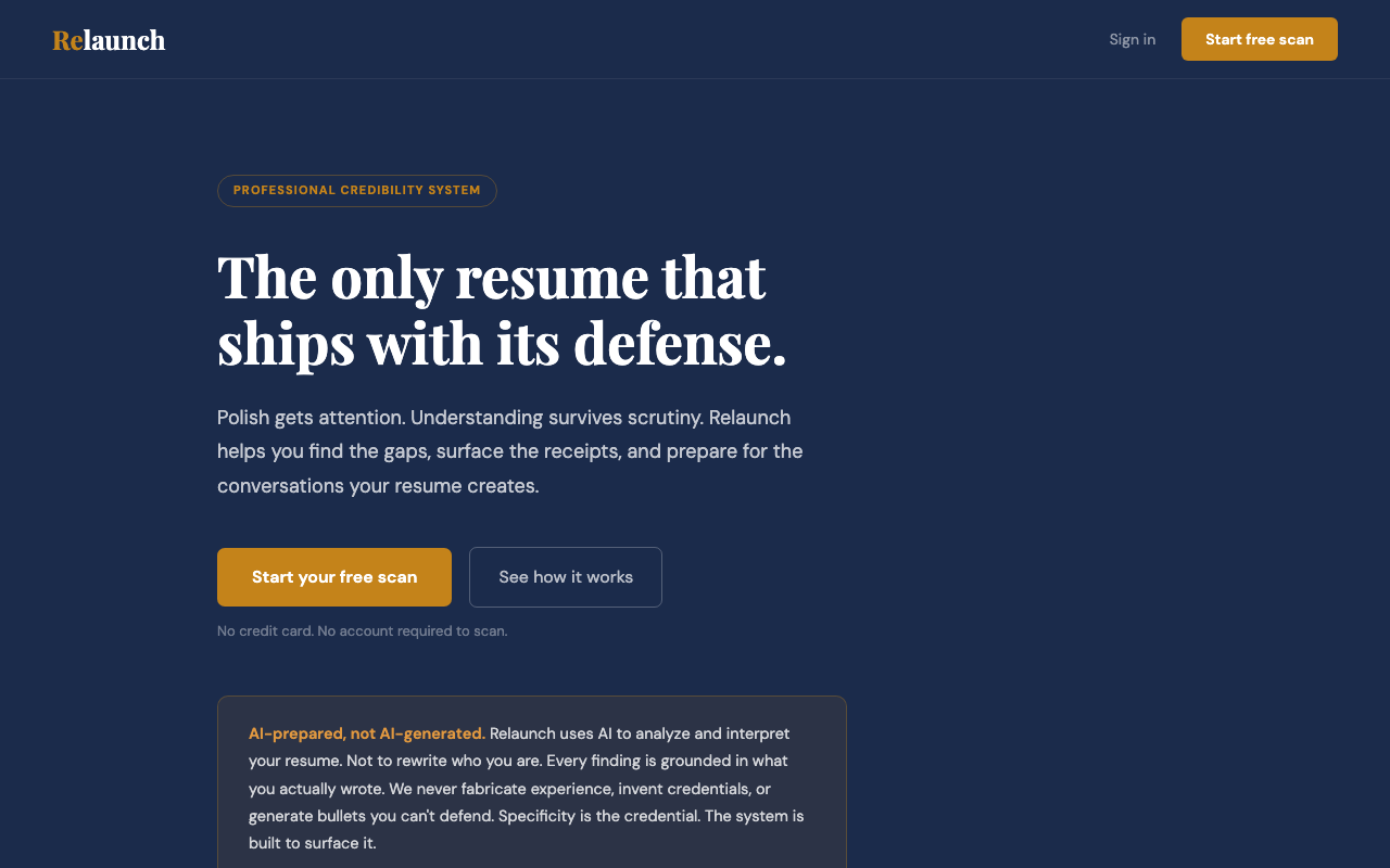 Relaunch