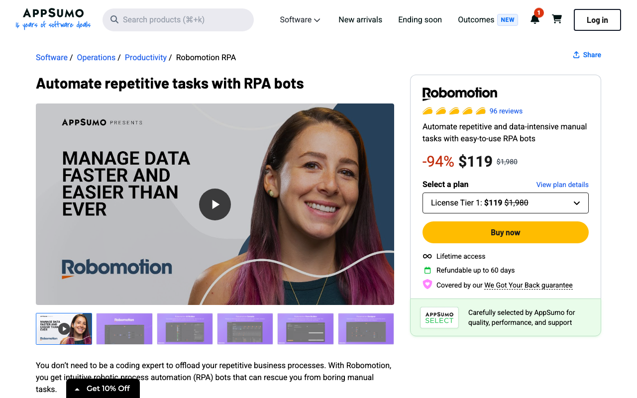 Robomotion RPA
