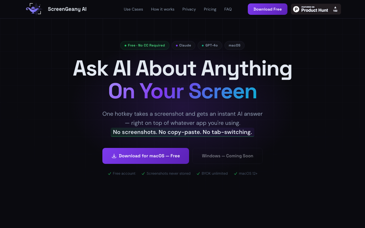 ScreenGeany AI