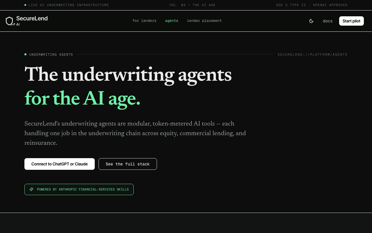 SecureLend Agents