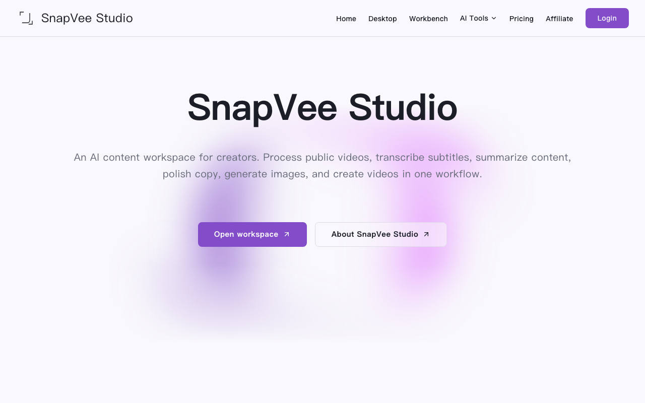 SnapVee Studio