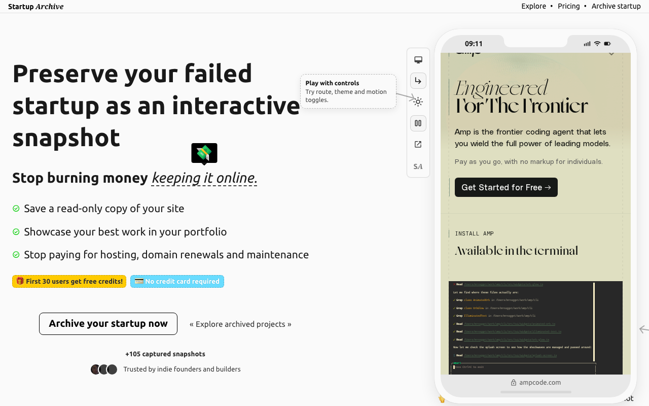 Startup Archive