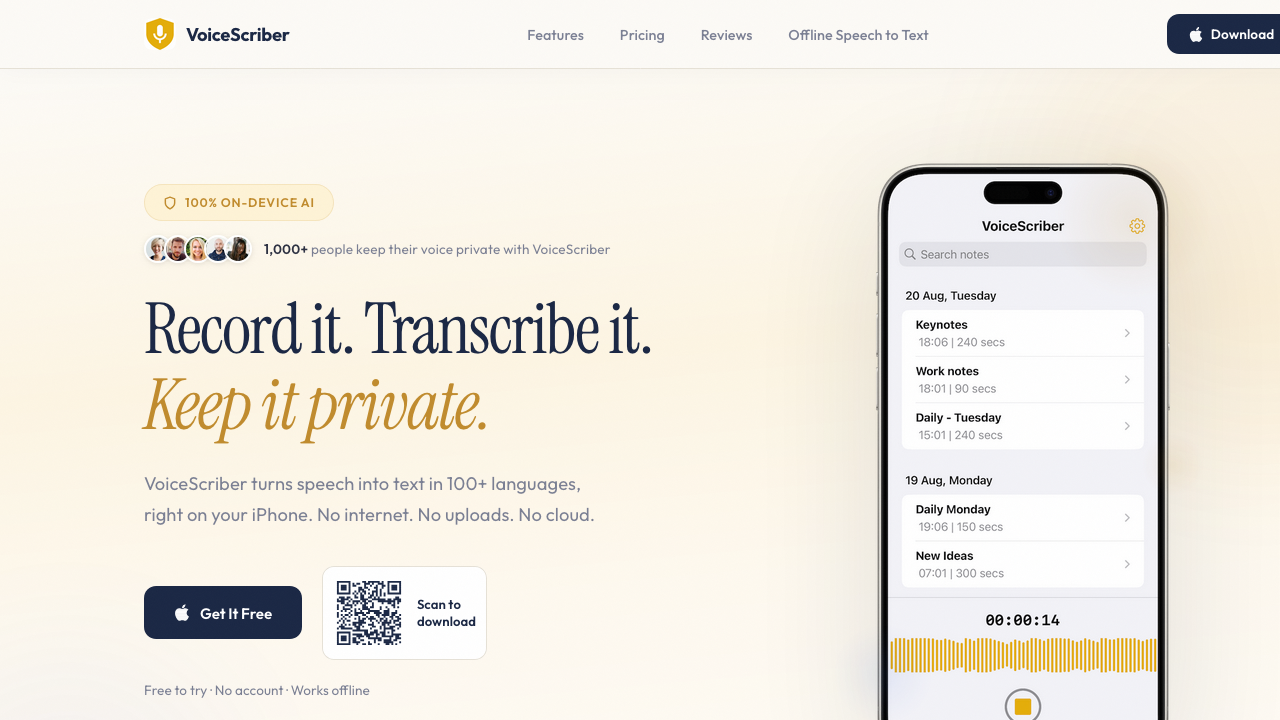 VoiceScriber AI